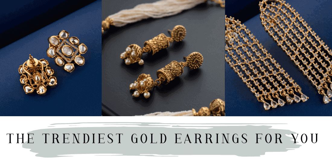 Latest Daily Wear Gold Earrings Designs 2023//Most Trending Gold Earrings  for Daily Wear - YouTube
